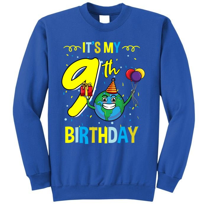 Its My 9th Birthday Earth Day Gift Sweatshirt