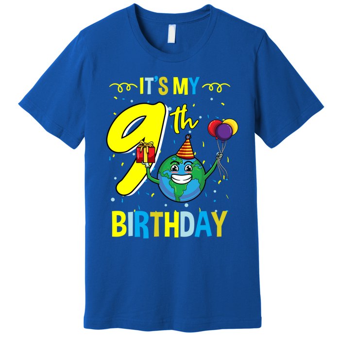 Its My 9th Birthday Earth Day Gift Premium T-Shirt