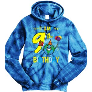 Its My 9th Birthday Earth Day Gift Tie Dye Hoodie