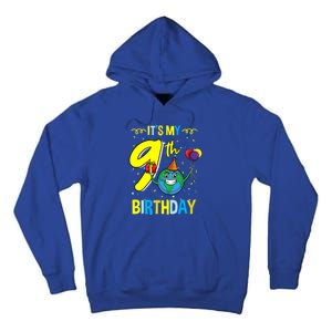 Its My 9th Birthday Earth Day Gift Tall Hoodie