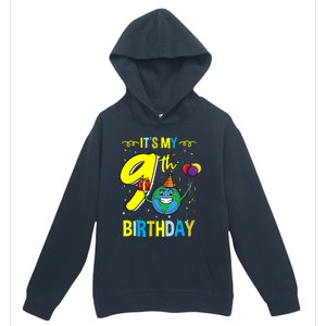 Its My 9th Birthday Earth Day Gift Urban Pullover Hoodie