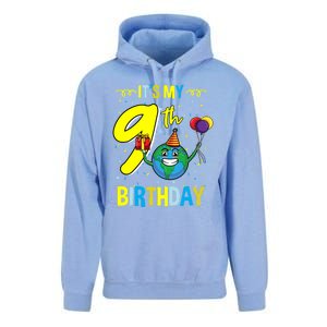 Its My 9th Birthday Earth Day Gift Unisex Surf Hoodie