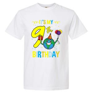 Its My 9th Birthday Earth Day Gift Garment-Dyed Heavyweight T-Shirt