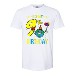 Its My 9th Birthday Earth Day Gift Softstyle CVC T-Shirt