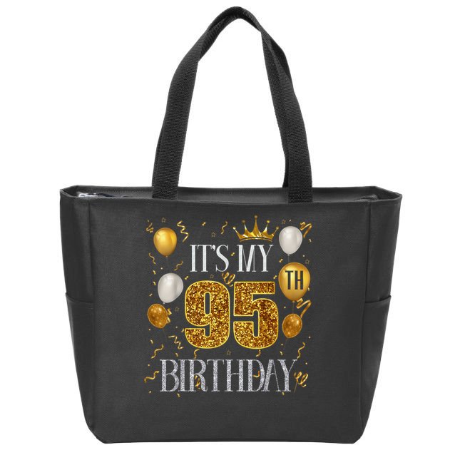 Its My 95th Birthday Happy 1928 Birthday Zip Tote Bag