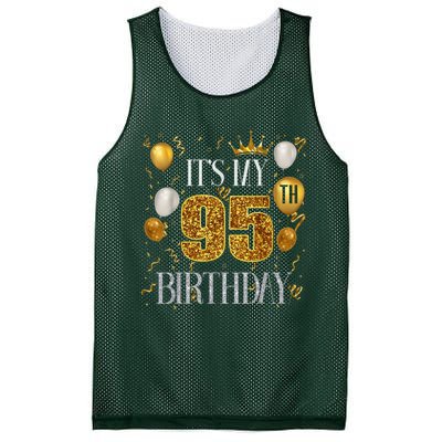 Its My 95th Birthday Happy 1928 Birthday Mesh Reversible Basketball Jersey Tank