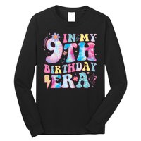 In My 9th Birthday Era Nine Bday 9 Year Old Birthday Girl Long Sleeve Shirt