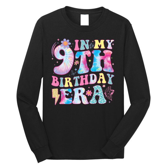 In My 9th Birthday Era Nine Bday 9 Year Old Birthday Girl Long Sleeve Shirt