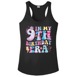 In My 9th Birthday Era Nine Bday 9 Year Old Birthday Girl Ladies PosiCharge Competitor Racerback Tank