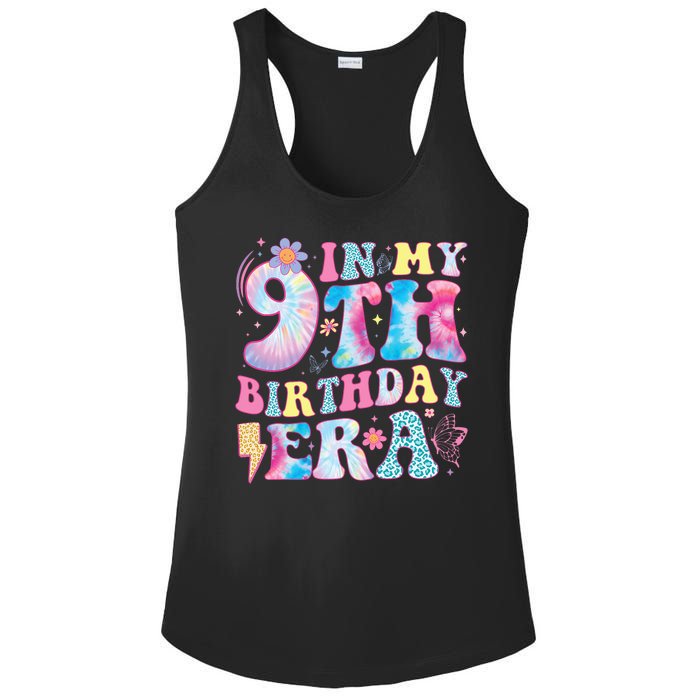 In My 9th Birthday Era Nine Bday 9 Year Old Birthday Girl Ladies PosiCharge Competitor Racerback Tank