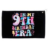 In My 9th Birthday Era Nine Bday 9 Year Old Birthday Girl Grommeted Golf Towel