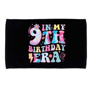 In My 9th Birthday Era Nine Bday 9 Year Old Birthday Girl Microfiber Hand Towel