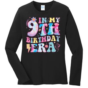 In My 9th Birthday Era Nine Bday 9 Year Old Birthday Girl Ladies Long Sleeve Shirt