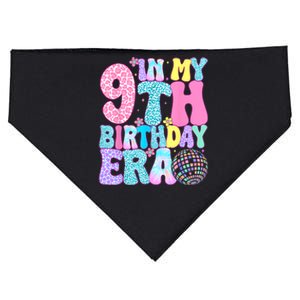 In My 9th Birthday Era Nine Bday 9 Year Old Birthday Girl USA-Made Doggie Bandana