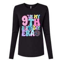 In My 9th Birthday Era Nine Bday 9 Year Old Birthday Girl Womens Cotton Relaxed Long Sleeve T-Shirt