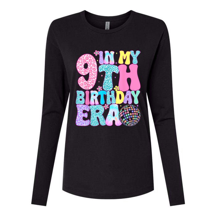 In My 9th Birthday Era Nine Bday 9 Year Old Birthday Girl Womens Cotton Relaxed Long Sleeve T-Shirt