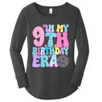 In My 9th Birthday Era Nine Bday 9 Year Old Birthday Girl Women's Perfect Tri Tunic Long Sleeve Shirt