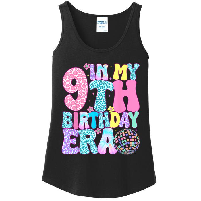 In My 9th Birthday Era Nine Bday 9 Year Old Birthday Girl Ladies Essential Tank