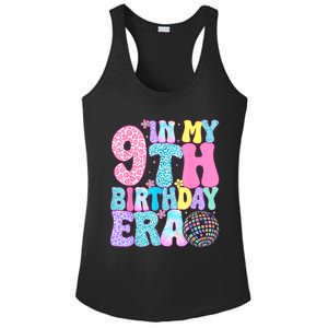 In My 9th Birthday Era Nine Bday 9 Year Old Birthday Girl Ladies PosiCharge Competitor Racerback Tank