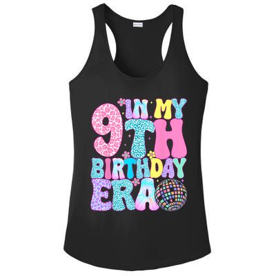 In My 9th Birthday Era Nine Bday 9 Year Old Ladies PosiCharge Competitor Racerback Tank