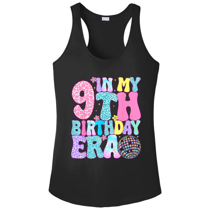 In My 9th Birthday Era Nine Bday 9 Year Old Birthday Girl Ladies PosiCharge Competitor Racerback Tank