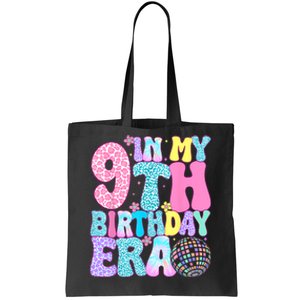 In My 9th Birthday Era Nine Bday 9 Year Old Birthday Girl Tote Bag