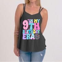 In My 9th Birthday Era Nine Bday 9 Year Old Birthday Girl Women's Strappy Tank