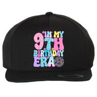 In My 9th Birthday Era Nine Bday 9 Year Old Wool Snapback Cap
