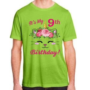 Its My 9 Birthday Caticorn Outfits For Adult ChromaSoft Performance T-Shirt