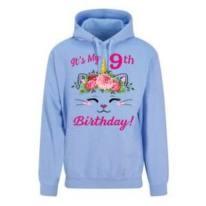 Its My 9 Birthday Caticorn Outfits For Unisex Surf Hoodie