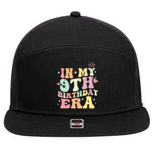 In My 9th Birthday Era Gifts 7 Panel Mesh Trucker Snapback Hat