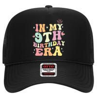 In My 9th Birthday Era Gifts High Crown Mesh Back Trucker Hat