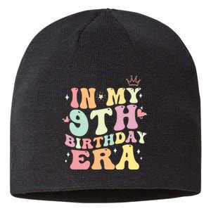 In My 9th Birthday Era Gifts Sustainable Beanie