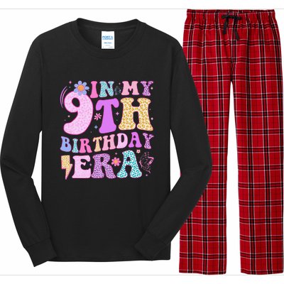 In My 9th Birthday Era Nine Bday 9 Year Old Birthday Girl Long Sleeve Pajama Set