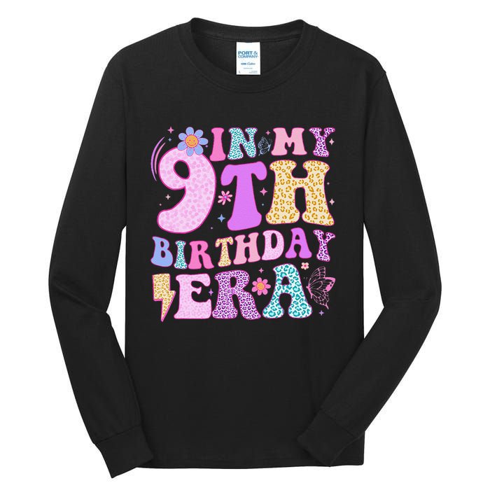 In My 9th Birthday Era Nine Bday 9 Year Old Birthday Girl Tall Long Sleeve T-Shirt