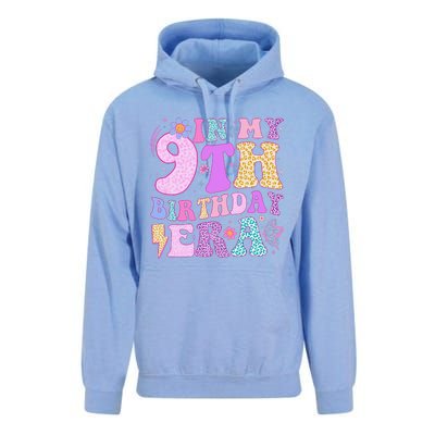 In My 9th Birthday Era Nine Bday 9 Year Old Birthday Girl Unisex Surf Hoodie