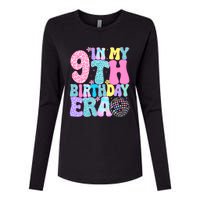 In My 9th Birthday Era Nine Bday 9 Year Old Birthday Womens Cotton Relaxed Long Sleeve T-Shirt