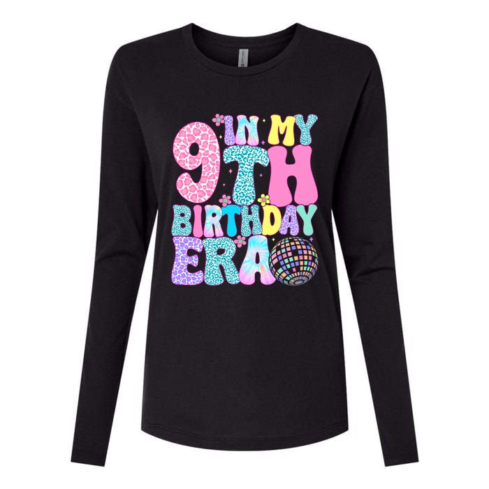 In My 9th Birthday Era Nine Bday 9 Year Old Birthday Womens Cotton Relaxed Long Sleeve T-Shirt