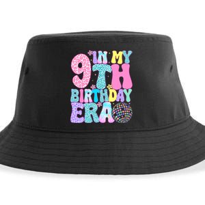 In My 9th Birthday Era Nine Bday 9 Year Old Birthday Sustainable Bucket Hat