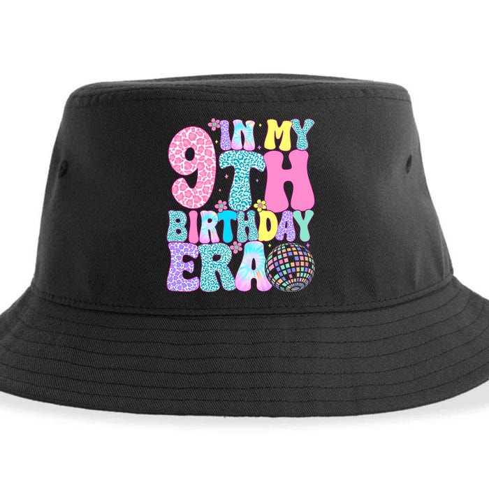 In My 9th Birthday Era Nine Bday 9 Year Old Birthday Sustainable Bucket Hat