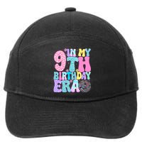 In My 9th Birthday Era Nine Bday 9 Year Old Birthday 7-Panel Snapback Hat