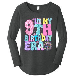 In My 9th Birthday Era Nine Bday 9 Year Old Birthday Women's Perfect Tri Tunic Long Sleeve Shirt