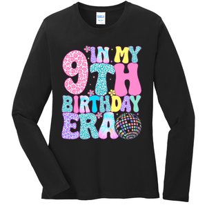 In My 9th Birthday Era Nine Bday 9 Year Old Birthday Ladies Long Sleeve Shirt