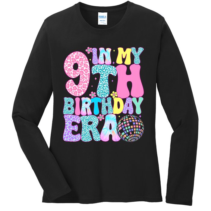 In My 9th Birthday Era Nine Bday 9 Year Old Birthday Ladies Long Sleeve Shirt