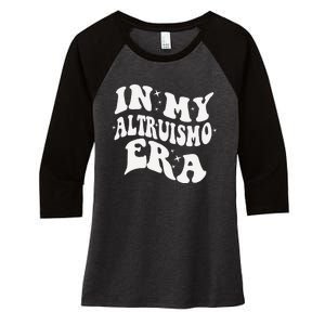 In My Altruismo House Of Givers Era Rca School Spirit Women's Tri-Blend 3/4-Sleeve Raglan Shirt