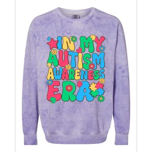 In My Autism Awareness Era Colorblast Crewneck Sweatshirt