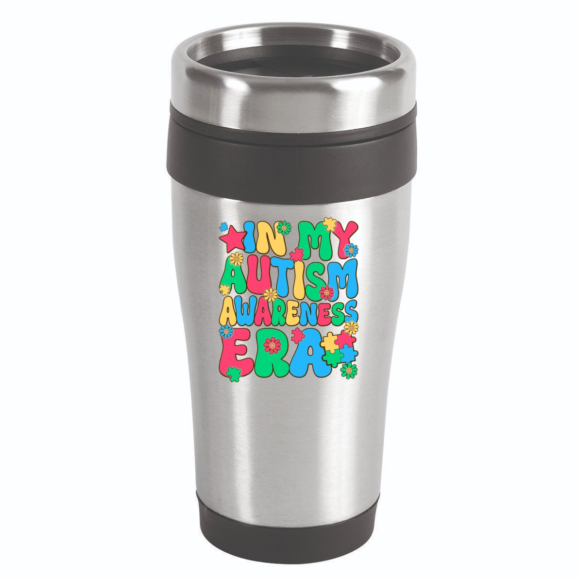 In My Autism Awareness Era 16oz Travel Tumbler