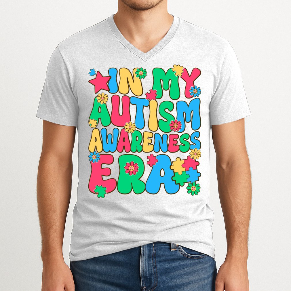 In My Autism Awareness Era V-Neck T-Shirt