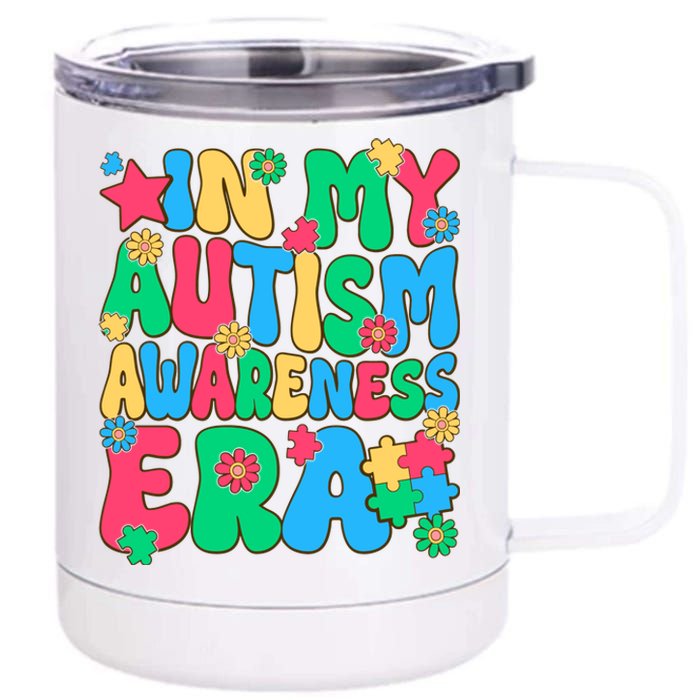 In My Autism Awareness Era 12 oz Stainless Steel Tumbler Cup