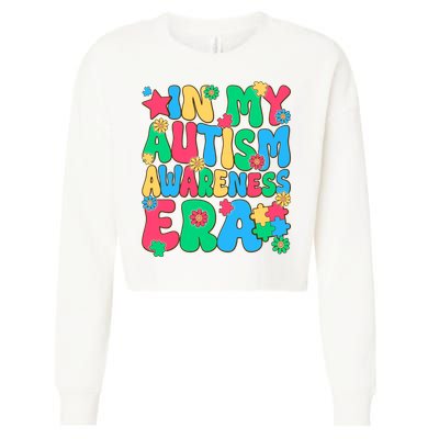 In My Autism Awareness Era Cropped Pullover Crew